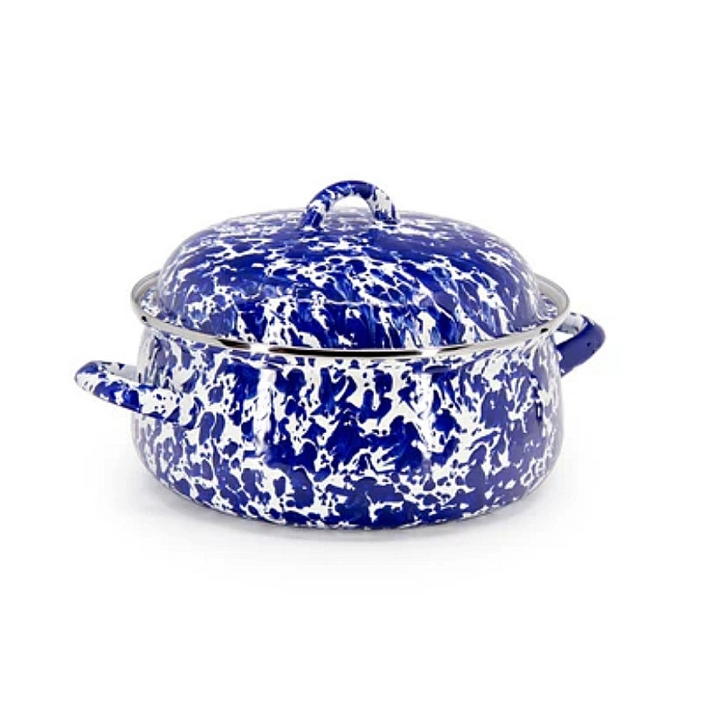 JUST LISTED golden rabbit Blue and White  Cookware Pot